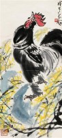 大吉图 立轴 设色纸本 - 陈大羽 - 中国近现代书画（一） - 2010秋季艺术品拍卖会 -收藏网