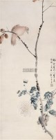 花鸟 立轴 纸本设色 - 14707 - 中国古代书画  - 2010秋季艺术品拍卖会 -收藏网