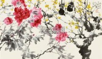 富贵双喜图 镜片 设色纸本 - 118173 - 国画 陶瓷 玉器 - 2010秋季艺术品拍卖会 -收藏网