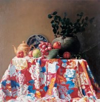 静物 油画 画框 - 陈子达 - 名家书画·油画专场 - 2006夏季书画艺术品拍卖会 -收藏网