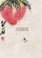 大寿 镜心 纸本 - 齐白石 - 中国书画 - 2010年秋季书画专场拍卖会 -收藏网