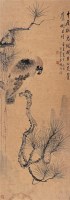 鹰 立轴 设色纸本 - 胡振 - 名家书画·油画专场 - 2006夏季书画艺术品拍卖会 -收藏网