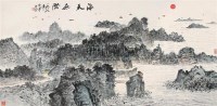 海天无际 镜片 纸本 - 朱恒 - 中国书画（下） - 2010瑞秋艺术品拍卖会 -收藏网
