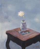 罗发辉 1992年作 瓶花 - 140409 - 西画雕塑（上） - 2006夏季大型艺术品拍卖会 -收藏网