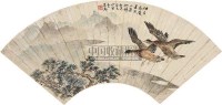 花鸟 扇片 纸本 - 丁宝书 - 中国书画（上） - 2010瑞秋艺术品拍卖会 -收藏网