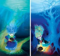 潘多拉之魔盒 布面油画 - 韩璐 - 中国油画  - 2010年秋季艺术品拍卖会 -收藏网