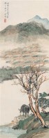 春溪牧钓 立轴 设色纸本 - 吴镜汀 - 中国书画 - 第9期中国艺术品拍卖会 -收藏网