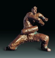劉士銘（b.1926）&#8195;安塞腰鼓 -  - 首届当代中国雕塑专场 - 2008年春季拍卖会 -收藏网