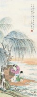 仕女图 立轴 设色纸本 - 蔡铣 - 国画 陶瓷 玉器 - 2010秋季艺术品拍卖会 -收藏网