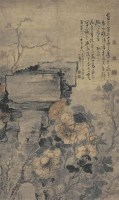高鳳翰（1683～1749）&#8195;牡丹湖石圖 -  - 中国书画古代作品专场（清代） - 2008年秋季艺术品拍卖会 -收藏网