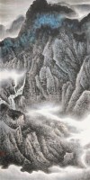 山水 立轴 纸本 - 冯大中 - 中国书画 - 2010年秋季书画专场拍卖会 -收藏网