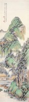 青绿山水 立轴 纸本设色 - 118909 - 中国近现代书画  - 2010秋季艺术品拍卖会 -收藏网