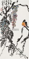 花鸟 立轴 设色纸本 - 丁衍庸 - 中国书画一 - 2010秋季艺术品拍卖会 -收藏网