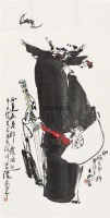 钟馗纳福 镜片 设色纸本 - 王西京 - 中国书画 - 2010秋季艺术品拍卖会 -收藏网