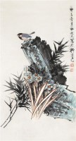 花鸟 立轴 设色纸本 - 4069 - 中国书画 - 第9期中国艺术品拍卖会 -收藏网