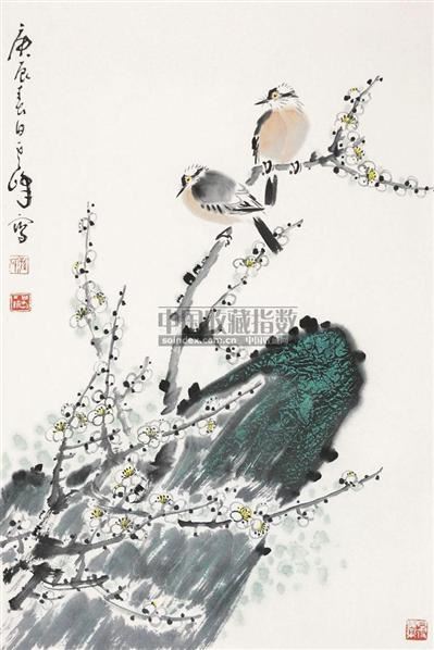 花鸟 立轴 纸本 - 1722 - 中国书画 - 2010年秋季书画专场拍卖会 -收藏网