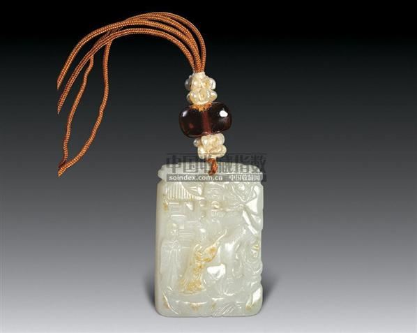 白玉文姬归汉图珮 -  - 中国古代工艺美术 - 2006年度大型经典艺术品拍卖会 -收藏网