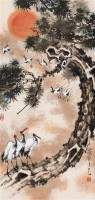 张聿光 益寿延年图 片 设色纸本 - 张聿光 - 中国近现代书画 - 2006艺术品拍卖会 -收藏网