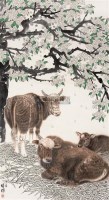 牛 立轴 设色纸本 - 方楚雄 - 书画专场 - 2006年第2期精品拍卖会 -收藏网