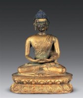铜鎏金阿弥陀佛像 -  - 古董珍玩 - 2010秋季艺术品拍卖会 -收藏网