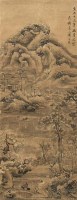 黄公望 山水 立轴 设色纸本 - 黄公望 - 古代书画专场 - 2006年秋季精品拍卖会 -收藏网