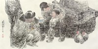 农家乐 镜片 设色纸本 - 王有政 - 中国书画 - 2010“清花岁月”冬季大型艺术品拍卖会 -收藏网