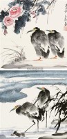 花鸟 立轴 设色纸本 - 5220 - 国画 陶瓷 玉器 - 2010秋季艺术品拍卖会 -收藏网