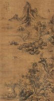 山水 立轴 绢本设色 - 116953 - 中国古代书画  - 2010秋季艺术品拍卖会 -收藏网