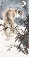 朔风 立轴 纸本设色 - 冯大中 - 中国当代书画 - 2010秋季艺术品拍卖会 -收藏网