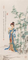 仕女 镜心 设色纸本 - 118502 - 中国书画（二） - 2006春季拍卖会 -收藏网