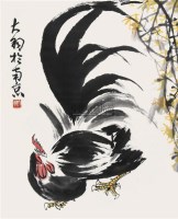 大吉图 立轴 纸本 - 陈大羽 - 中国书画（下） - 2010瑞秋艺术品拍卖会 -收藏网