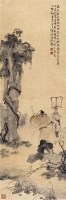 米颠拜石 立轴 设色纸本 - 张聿光 - 近现代书画 - 2006夏季书画艺术品拍卖会 -收藏网