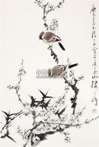 花鸟 立轴 纸本 - 1722 - 中国书画 - 2010年秋季书画专场拍卖会 -收藏网