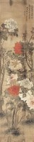 花卉 立轴 绢本 - 恽寿平 - 文物公司旧藏暨海外回流 - 2010秋季艺术品拍卖会 -收藏网
