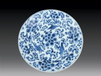 清·康熙 青花花卉盘 -  - 瓷玉珍玩 - 2006艺术精品拍卖会 -收藏网