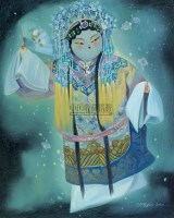 蝶恋花 布面油画 - 孟燕 - 中国油画  - 2010年秋季艺术品拍卖会 -收藏网