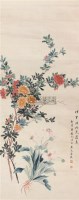 花卉 立轴 纸本 - 陆恢 - 文物公司旧藏暨海外回流 - 2010秋季艺术品拍卖会 -收藏网