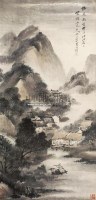 雪景 立轴 设色纸本 - 吴石仙 - 中国书画 牙雕、文房、古籍 - 2009年仲夏艺术品拍卖会 -收藏网