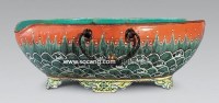 粉彩海水纹盆 -  - 中国书画 瓷器工艺品 - 2007迎新艺术品拍卖会 -收藏网