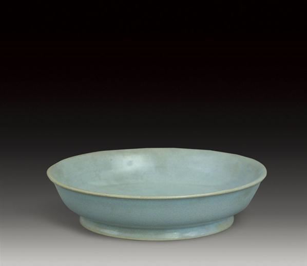 汝窑天青釉折腰洗 瓷器 2007年春季大型艺术品拍卖会-中国收藏