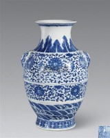 青花铺首樽 -  - 陶瓷古玩 - 2011年古今夏季艺术品拍卖会 -收藏网