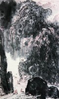西陵峡 立轴 设色纸本 - 孙克纲 - 中国书画 - 2008第二季艺术品拍卖会 -收藏网