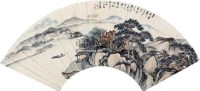 秋江垂钓 扇面 设色纸本 - 1518 - 名家书画精品 - 2011年秋季艺术品拍卖会 -收藏网