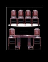红木西洋式餐桌椅一套7件 -  - 古典家具专场 - 北京嘉缘四季艺术品拍卖会 -收藏网