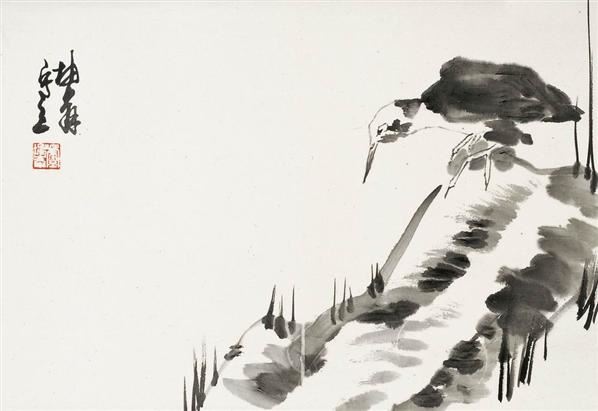 卢坤峰 卢坤峰(b.1934)花鸟