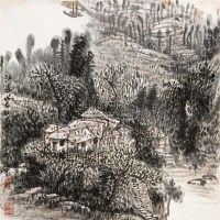 江边 立轴 纸本 - 崔振宽 - 中国书画 - 2011年春季拍卖会 -收藏网