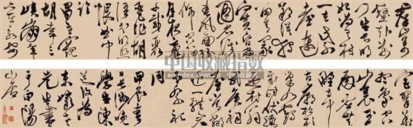 草书诗卷 手卷 纸本-陈淳-中国古代书画专场 -2010年