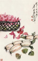 菱藕图 镜片 设色纸本 - 117343 - 瓷器、古典油画、中国近现代书画 - 2011年秋季艺术品拍卖会 -收藏网