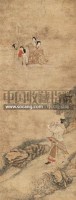 神仙故事 立轴 设色纸本 - 116944 - 中国书画 瓷器工艺品 - 2007迎新艺术品拍卖会 -收藏网