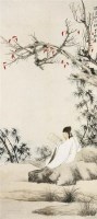 张大千(1899-1983)读书秋树根 - 张大千 - 中国书画 - 2007年秋季中国书画拍卖会 -收藏网
